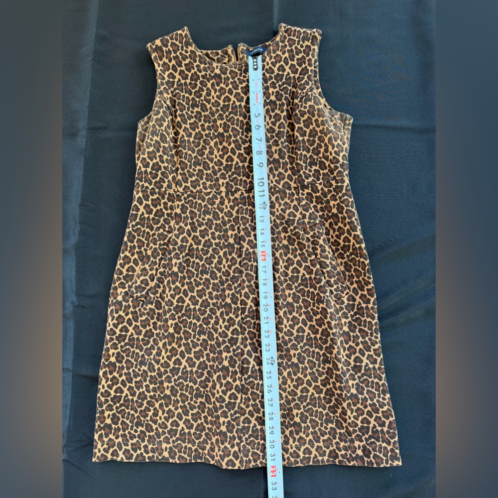 Leopard Print Sleeveless Slip Dress - Brown